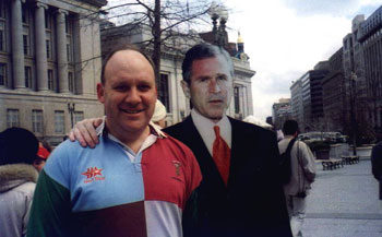 Binky with Dubya